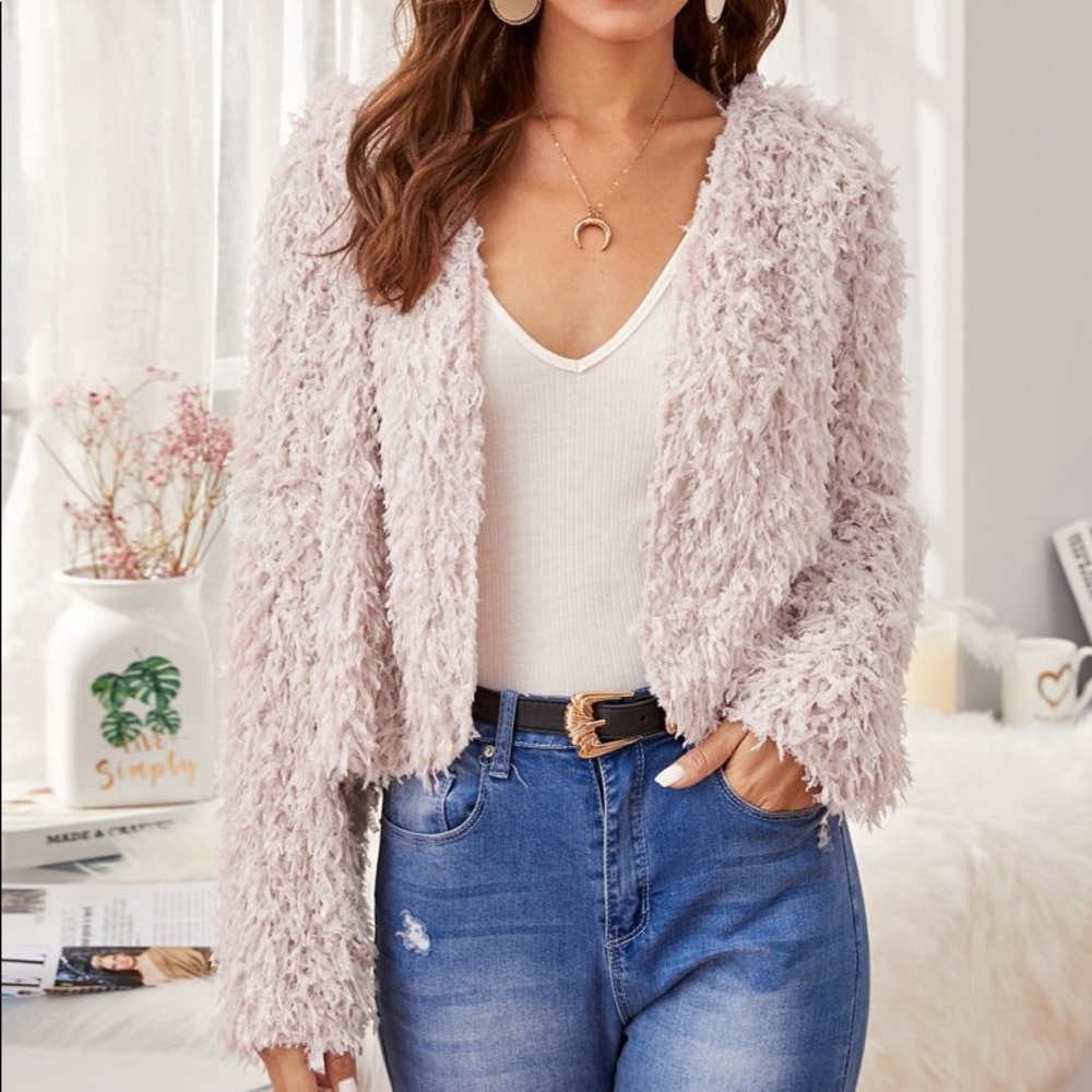Shaggy cardigan